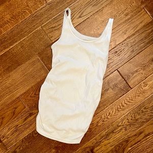 White Old Navy Maternity Tank Top